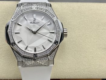 Hublot Classic Fusion Orlinski Diamonds White Dial