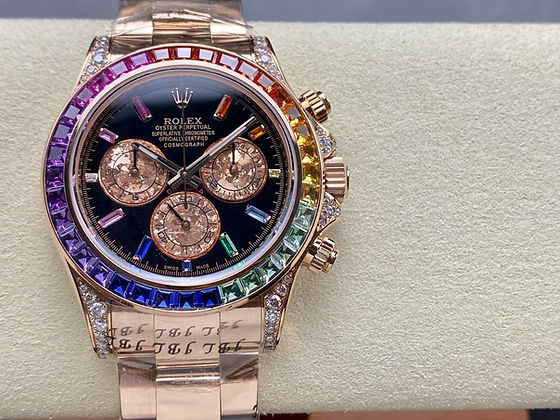 Rolex Daytona Rainbow 18K Yellow Gold Superclone