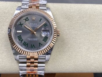 Rolex Datejust 36 & 41mm Wimbledon Dial Rose Gold Two-Tone – 1:1 Superclone