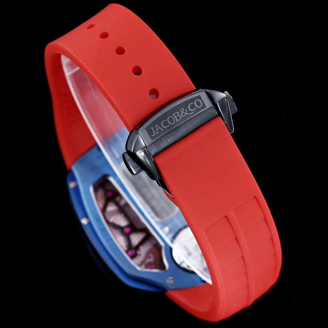 2880-44b28d13256f4b3079413174caab5c58cec28d71ac981f237ae8cd79d60c9156 Jacob & Co. Bugatti Chiron Platinum Tourbillon Configuration D1CC95 1:1 Superclone