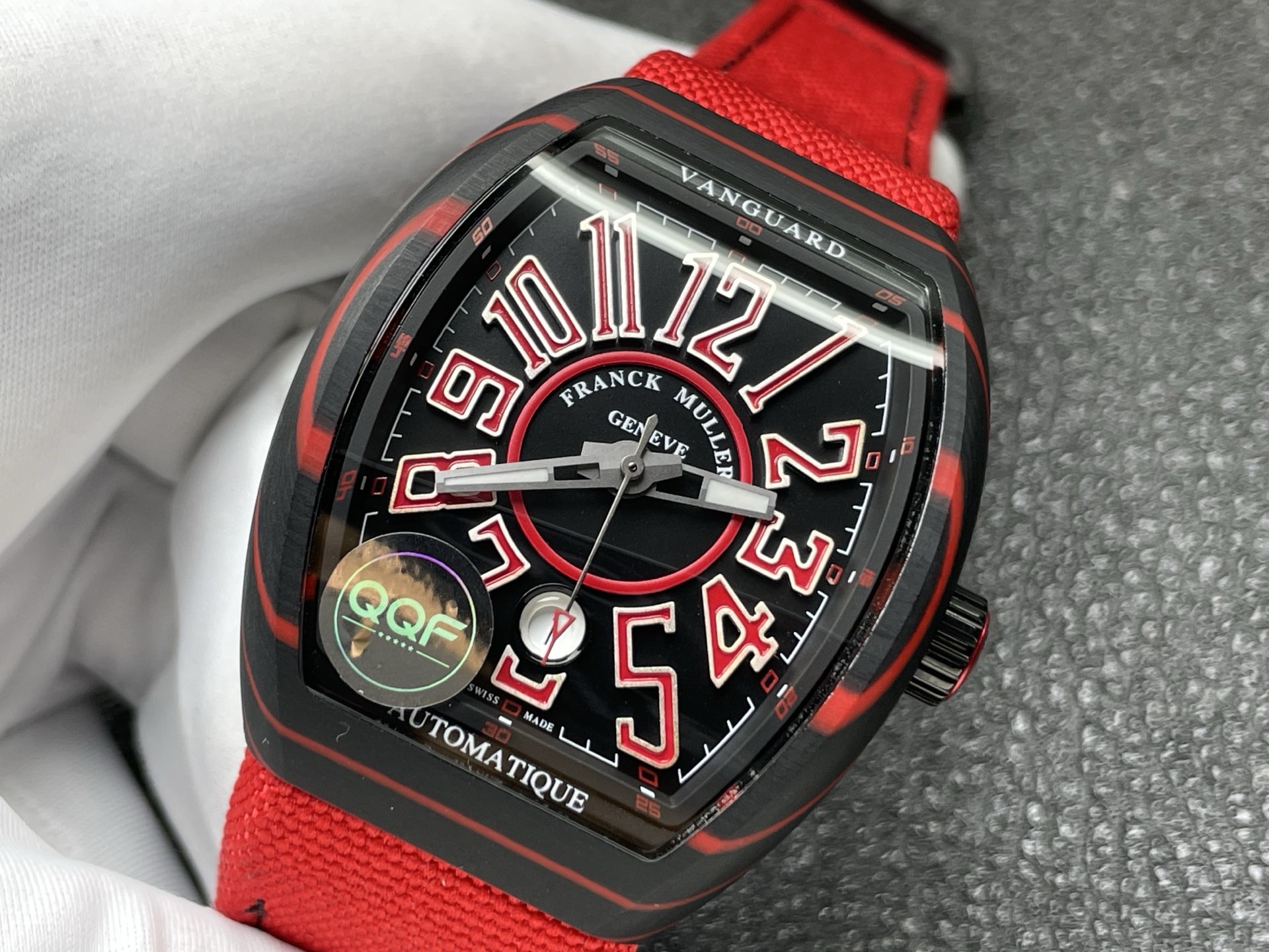 7943-450d4215bae1c6f5ec4ee2c8e53547db76899dcec76453b99aef0548aa77b2f1 Franck Muller Vanguard V41 QQF Factory Configuration DBA1AF 1:1 Superclone