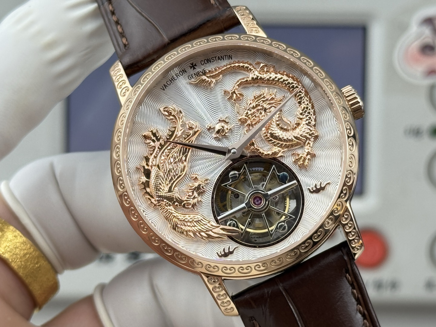15777-48fa53fafe9700ea5e4293b137e6629635c68eb5b5c9bdab38414e0394d126a3 Vacheron Constantin Traditionnelle Rose-gold tone Black dial 41 mm Tourbillon Manual-wind ANT Factory Configuration 3E5548 1:1 Superclone