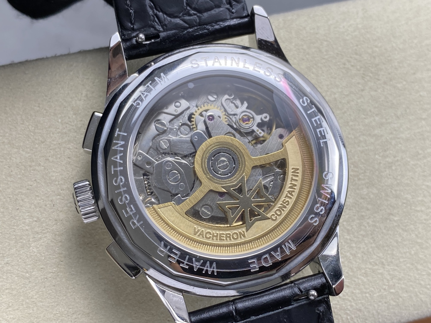 14033-01bbecb36867ab56d7b914c9d00e5c5758948437442ee7e36e429e4669dd49af Vacheron Constantin Traditionnelle Chronograph 1:1 Superclone — E48797