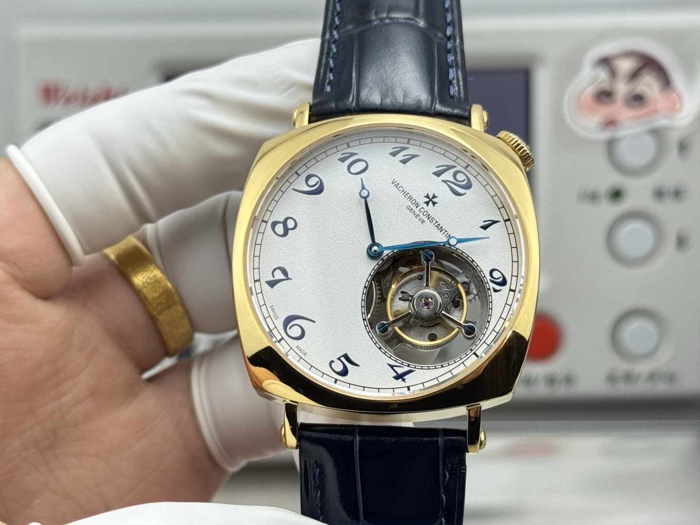 4948-10c7c211d21d88b72ec51911d39fab9b1c4b90fa3f82a40bf839526997560760 Vacheron Constantin Historiques American 1921-Inspired Tourbillon 76CE06 1:1 Superclone