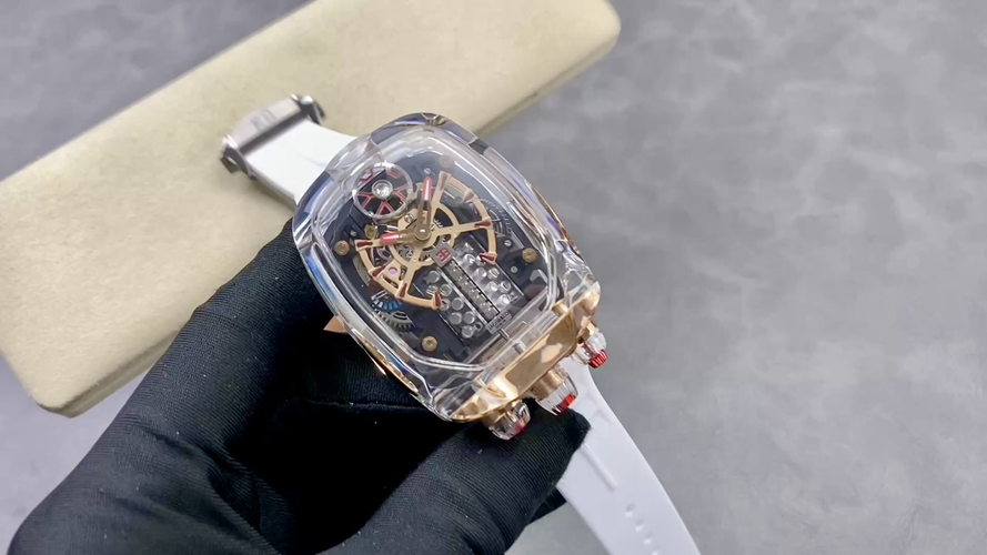 Jacob & Co. Bugatti Chiron Platinum Configuration AC0DB9 1:1 Superclone