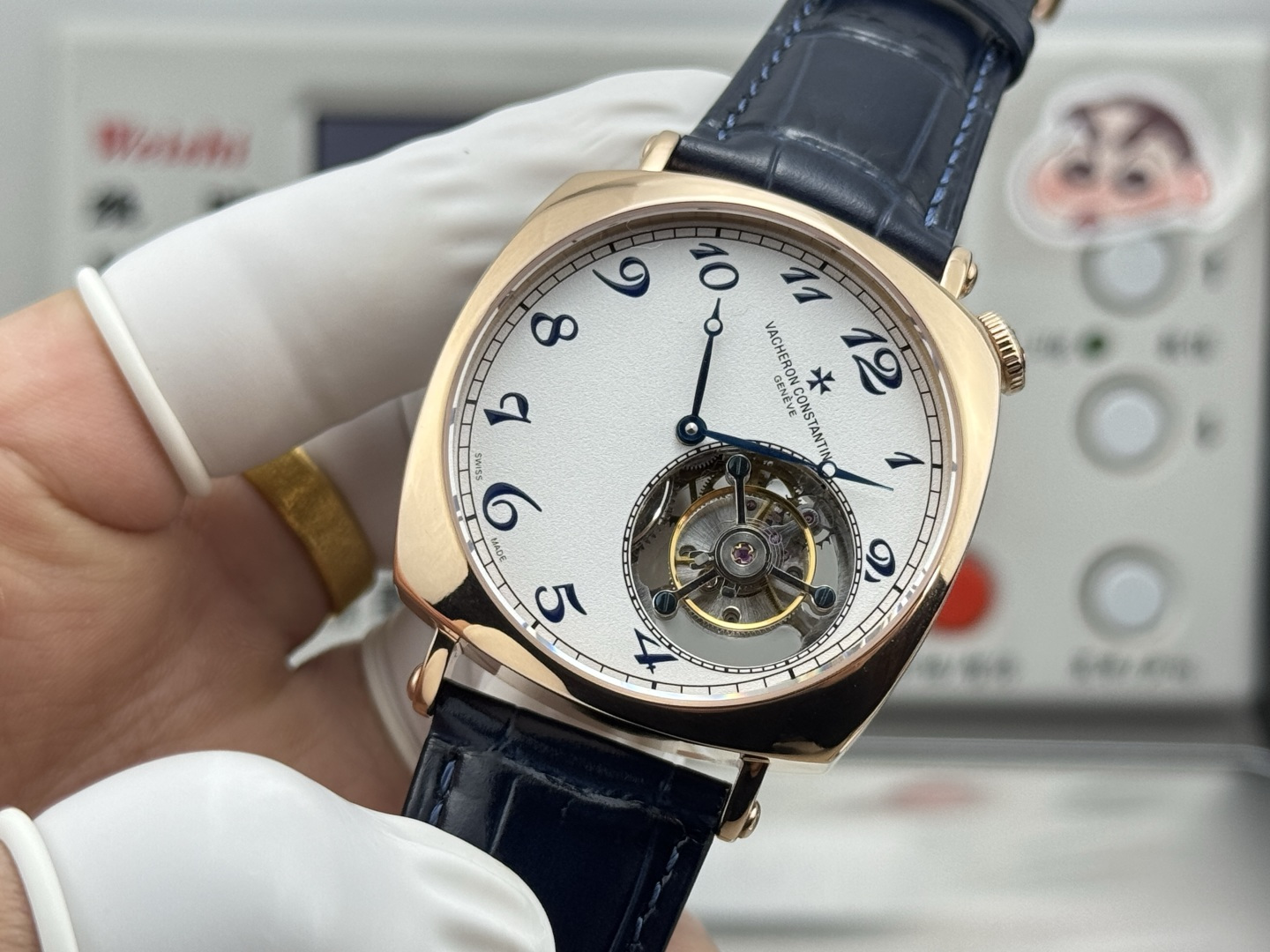 2899-b7a5914303a6eaebf5efbc1371307ff5360707ea59d3a1e94a22683f5cd6822b Vacheron Constantin Historiques American 1921-Inspired Tourbillon E51F7C 1:1 Superclone