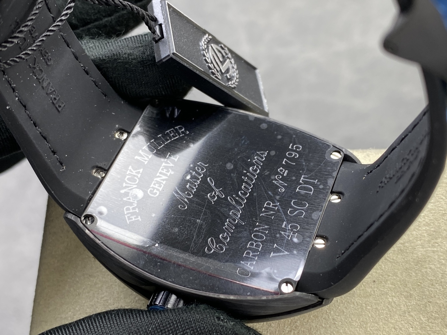 4483-777bc00864179e02b9b649e06d491cc29e0b8cf54f284674a64547f31c01397d Franck Muller Vanguard V45 Carbon composite 45 mm ABF Factory Configuration 5ED971 1:1 Superclone