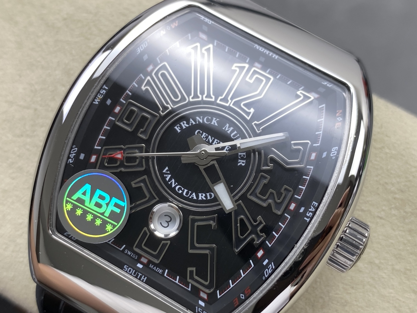9742-5be024c765ad213b87f4cffe2c2ce2d21c2826237eca9058c2adda54dd42c514 Franck Muller Vanguard V45 Carbon composite 45 mm ABF Factory Configuration 560A0D 1:1 Superclone