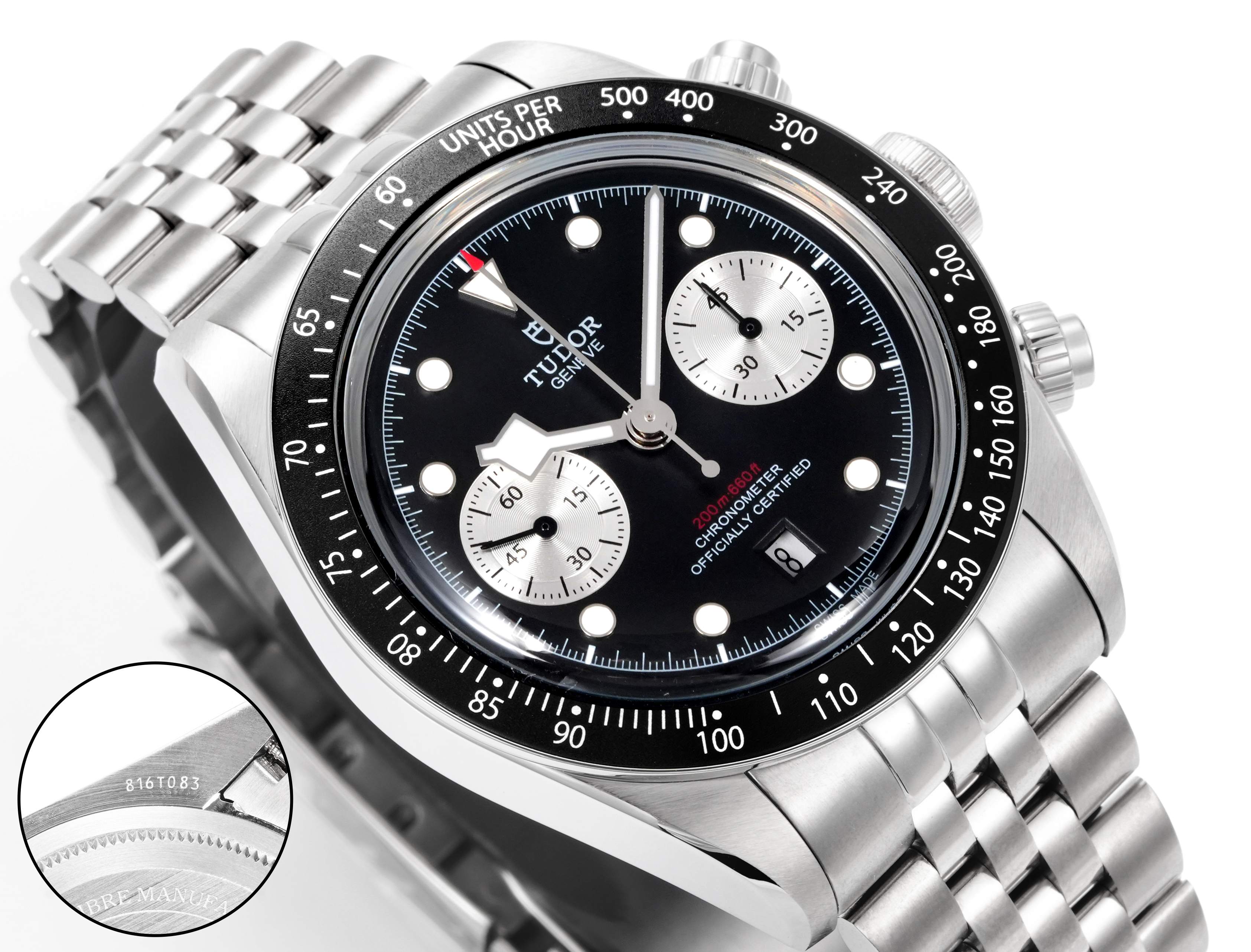 13655-32b84c9bbcea4d2c714d37846102205241f7e34d628ebad2c3ba13b8d1668d7f Tudor Black Bay Stainless steel 41 mm Chronograph TW Factory Configuration EB5851 1:1 Superclone