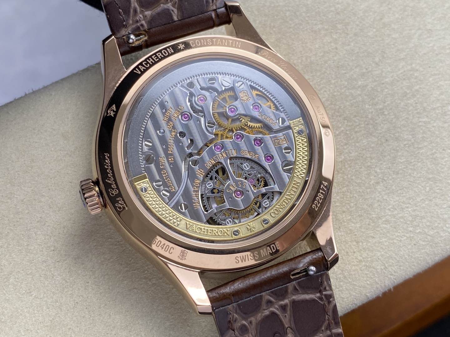 6096-b50bcfb391d9808dd1a78f0e02818af16e37f0395adf053621471e13056494b8 Vacheron Constantin Overseas 42 mm Tourbillon Manual-wind ANT Factory Configuration A9DECF 1:1 Superclone