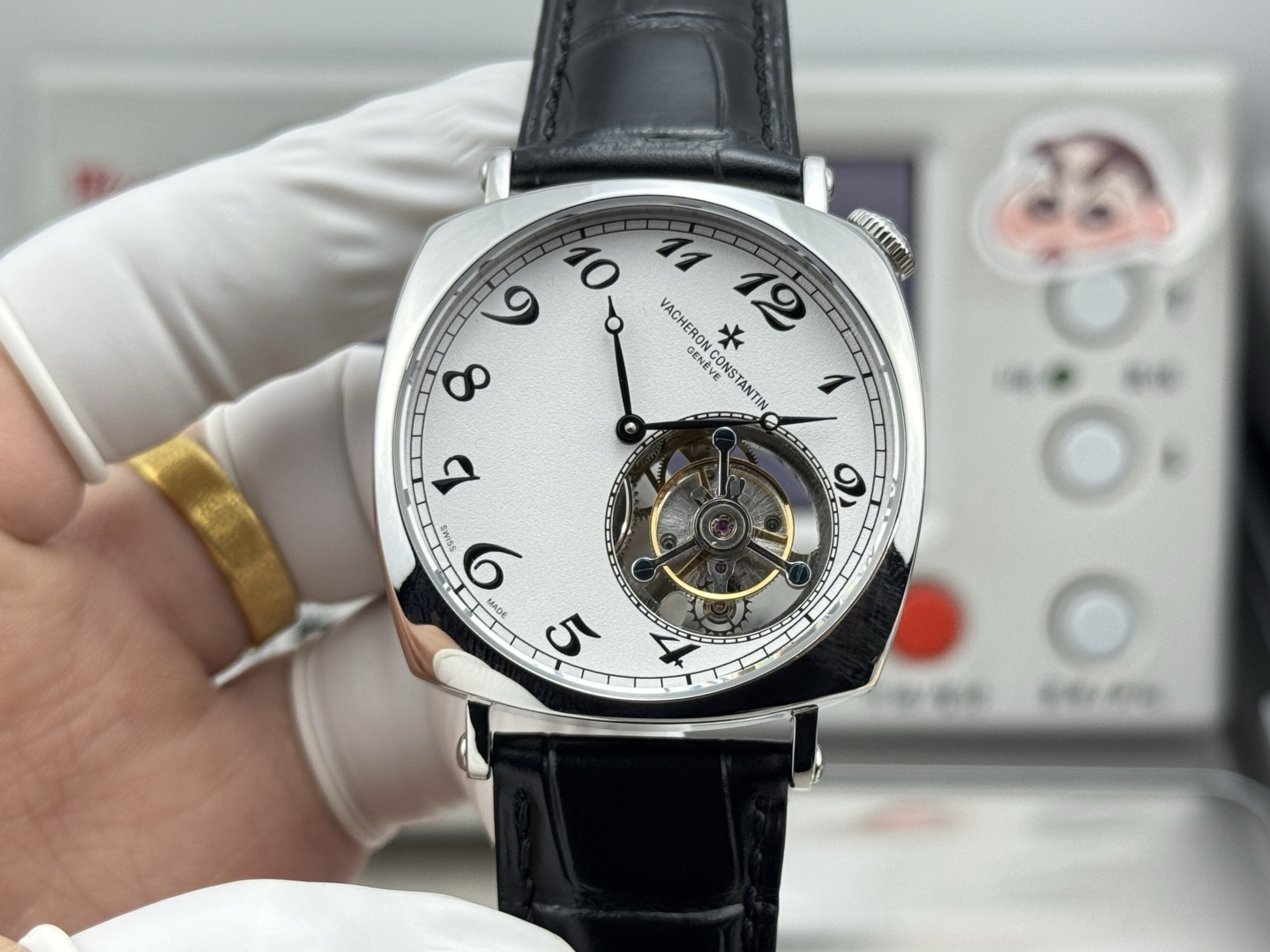3213-ec8a834823a2bfab2068356176c85950838b3fc687d107c992850490d03b5b64 Vacheron Constantin Historiques American 1921-Inspired Tourbillon 60367D 1:1 Superclone