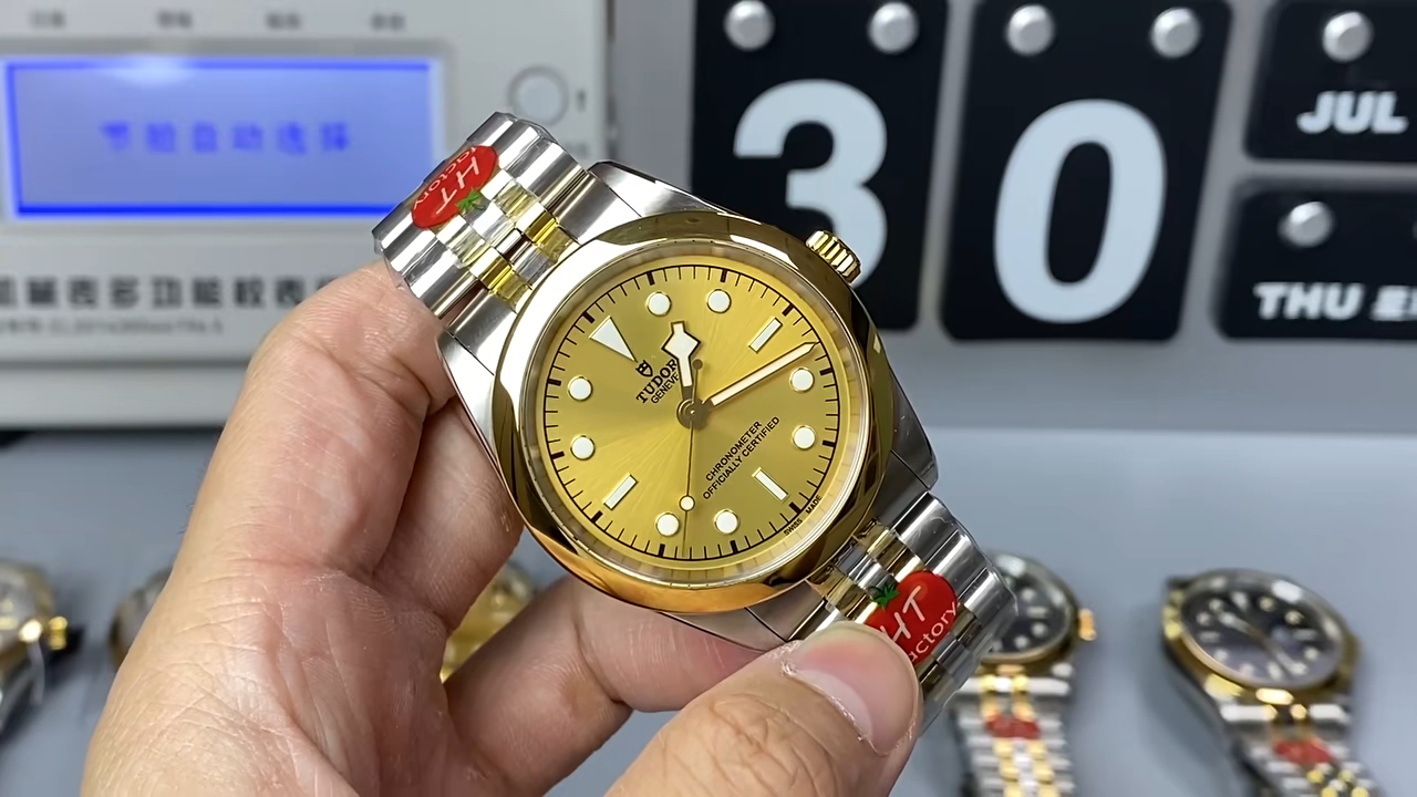 Tudor Black Bay Gold 41 mm HT Factory Configuration 383478 1:1 Superclone