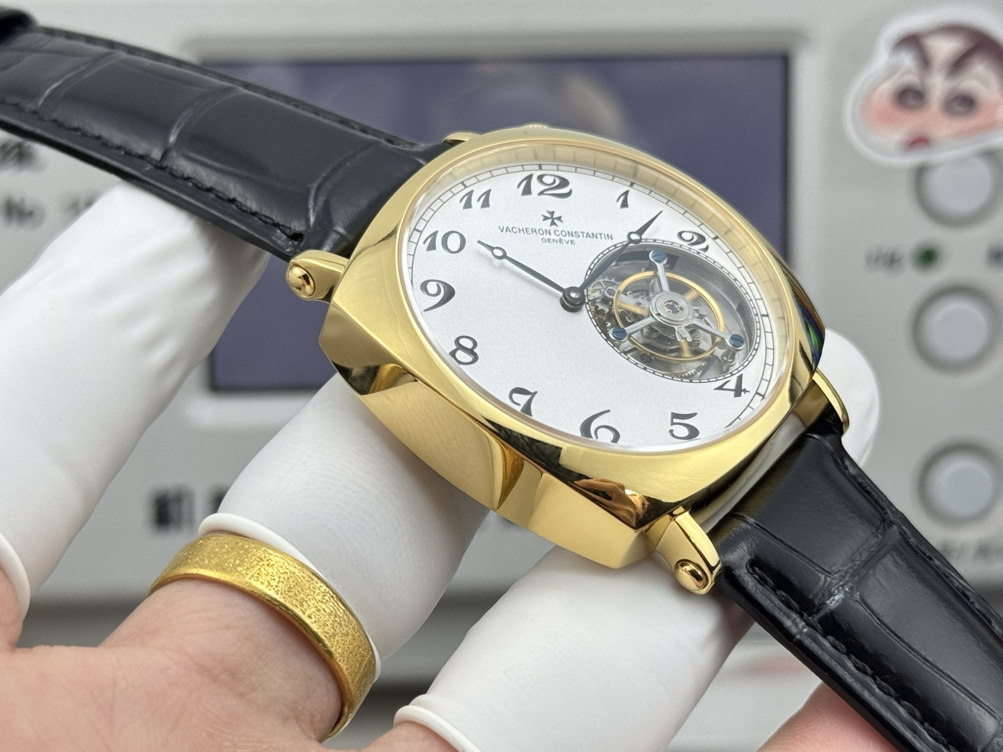 9828-8d881f85e49783d91f202d01dd63393c253493abbeadb844ace5f901796c4f28 Vacheron Constantin Historiques American 1921-Inspired Tourbillon 71B5AF 1:1 Superclone
