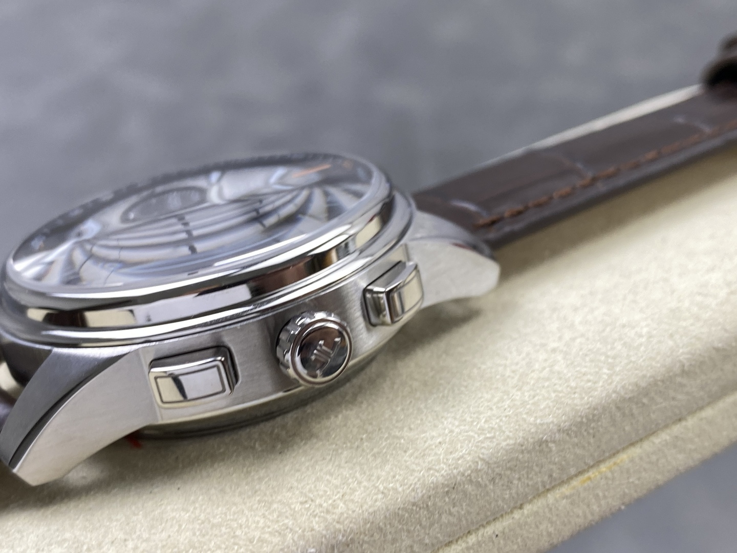 1459-1d84bb6a9a3f95b2ee188378ef2fdeef53506cf321c467ab487f6fea993b70f6 Jaeger-LeCoultre Polaris Stainless steel 42 mm Chronograph KR Factory Configuration B28DA4 1:1 Superclone