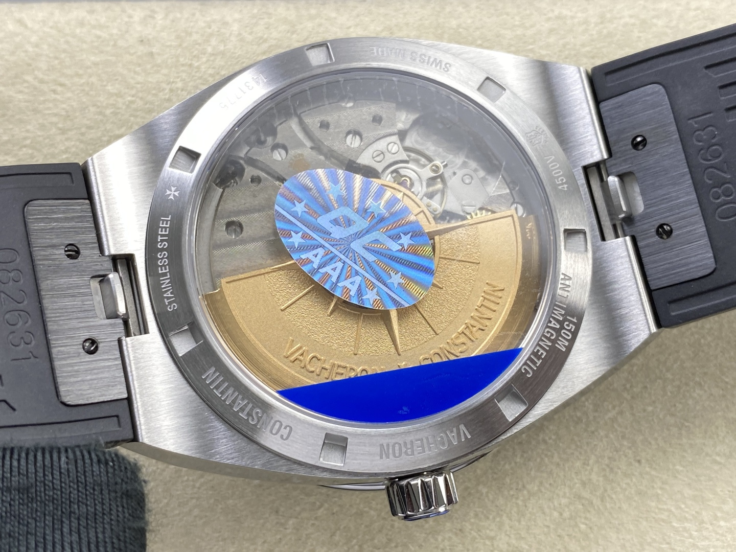 16920-2530159d80c86ce6eb2026602044fa61c056ba255f5ac386f2d86c16f1b3f327 Vacheron Constantin Overseas Stainless steel 41 mm Configuration 9549BE 1:1 Superclone