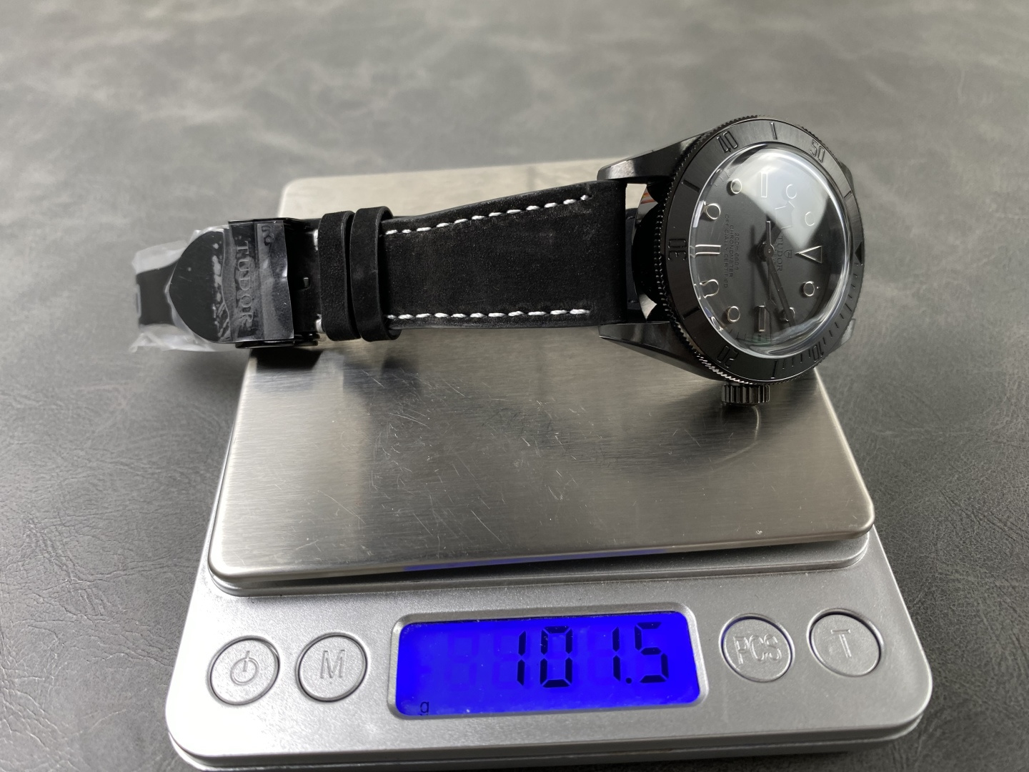 3981-78ac1c5e69df98251c3402ab628fc5a7c6912bd15264118425549b117ee40316 Tudor Black Bay Black Black Leather strap 41 mm Tourbillon GR Factory Configuration AC4E08 1:1 Superclone