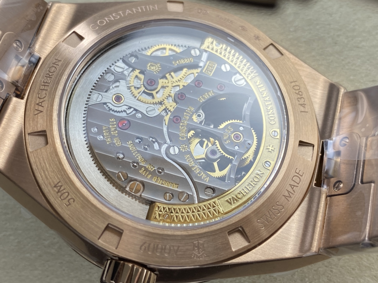 2661-fdb152adf27fc614270a2e29a832fe6f33c810076656f4dad6e27f360d60bd55 Vacheron Constantin Overseas Stainless steel Blue 42.5X13.5 mm Tourbillon Configuration 1DD77B 1:1 Superclone