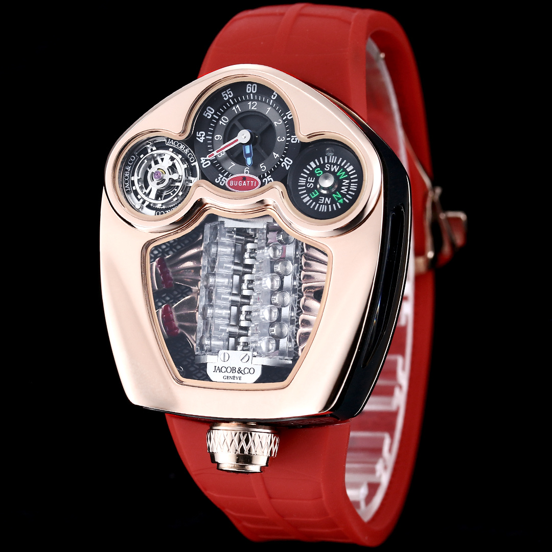 Jacob & Co. Bugatti Chiron Platinum Tourbillon Configuration 55ACC1 1:1 Superclone