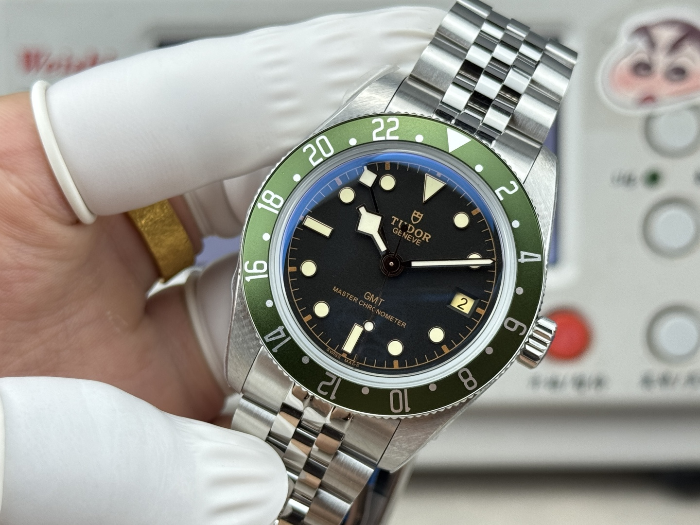 5916-8310353e91ccf9204c78c4df17526a04c99b74796af600ca747699498019a607 Tudor Black Bay Blue Stainless steel White dial Stainless-steel bracelet 39 mm GMT / dual time Configuration 06F777 1:1 Superclone