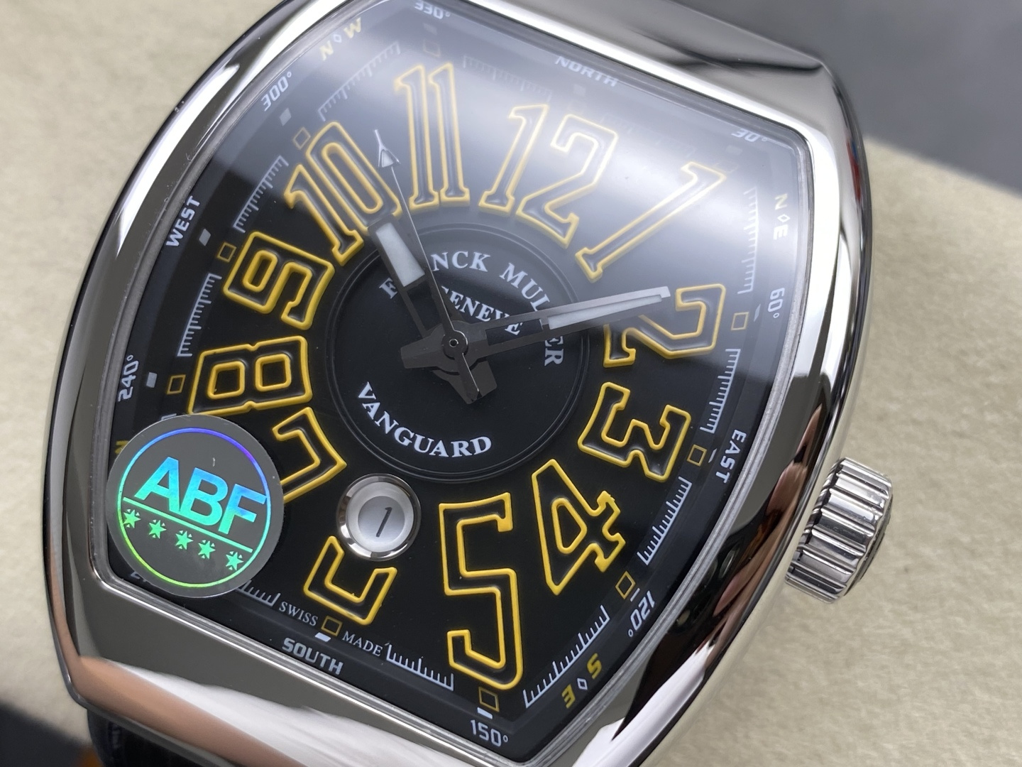 6029-0d72dff08310857dec71f6ab4cff2377f9bf70271343a5f2dceeff771514a701 Franck Muller Vanguard V45 Carbon composite 45 mm ABF Factory Configuration B5097C 1:1 Superclone