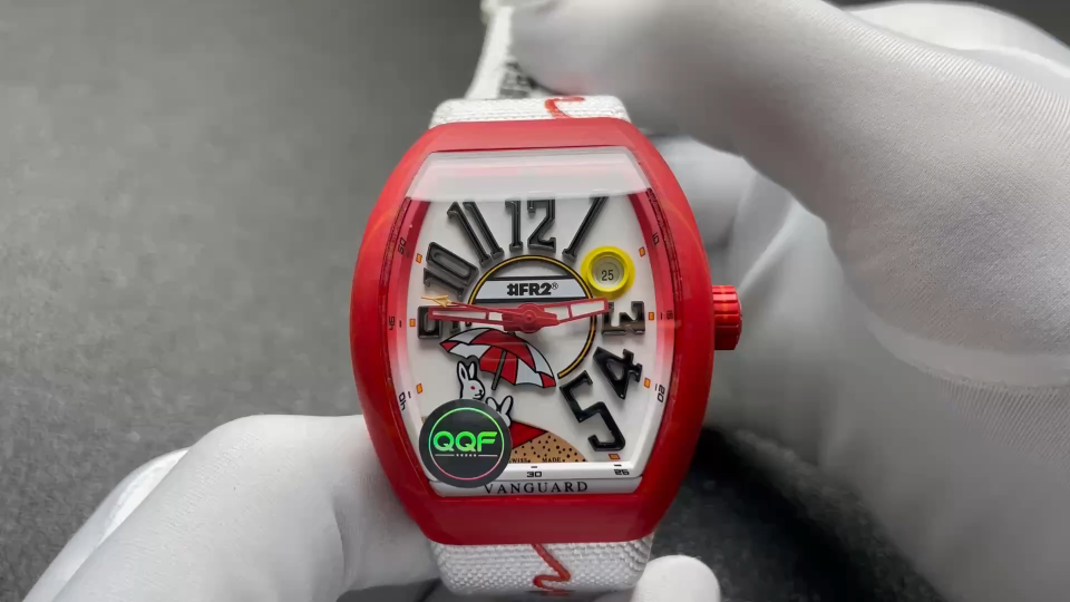 Franck Muller Vanguard V41 Carbon composite 41 mm Date display QQF Factory Configuration CBDFE2 1:1 Superclone