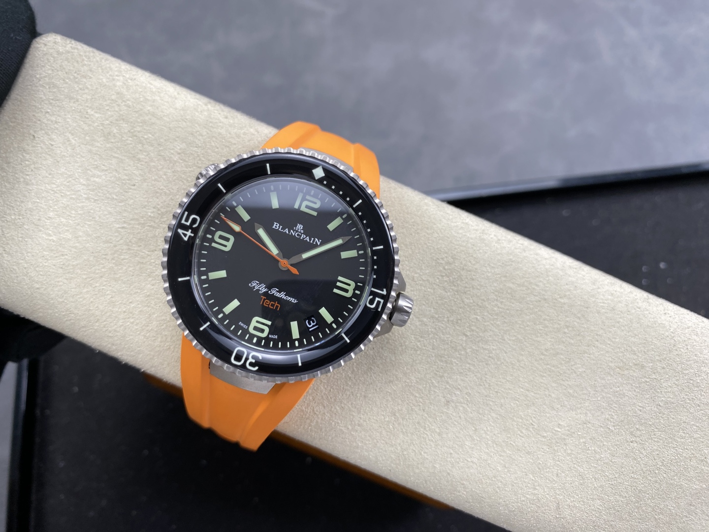 Blancpain Fifty Fathoms Rubber strap 45 mm Configuration 6EAB1E 1:1 Superclone