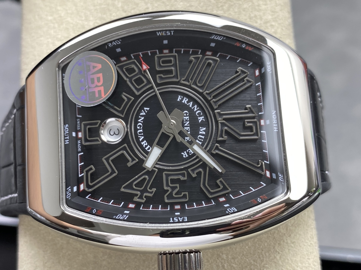 9740-3ccb114acf91eff389a178a133bd19388f6e783d01684761ab052355269eab96 Franck Muller Vanguard V45 Carbon composite 45 mm ABF Factory Configuration 560A0D 1:1 Superclone