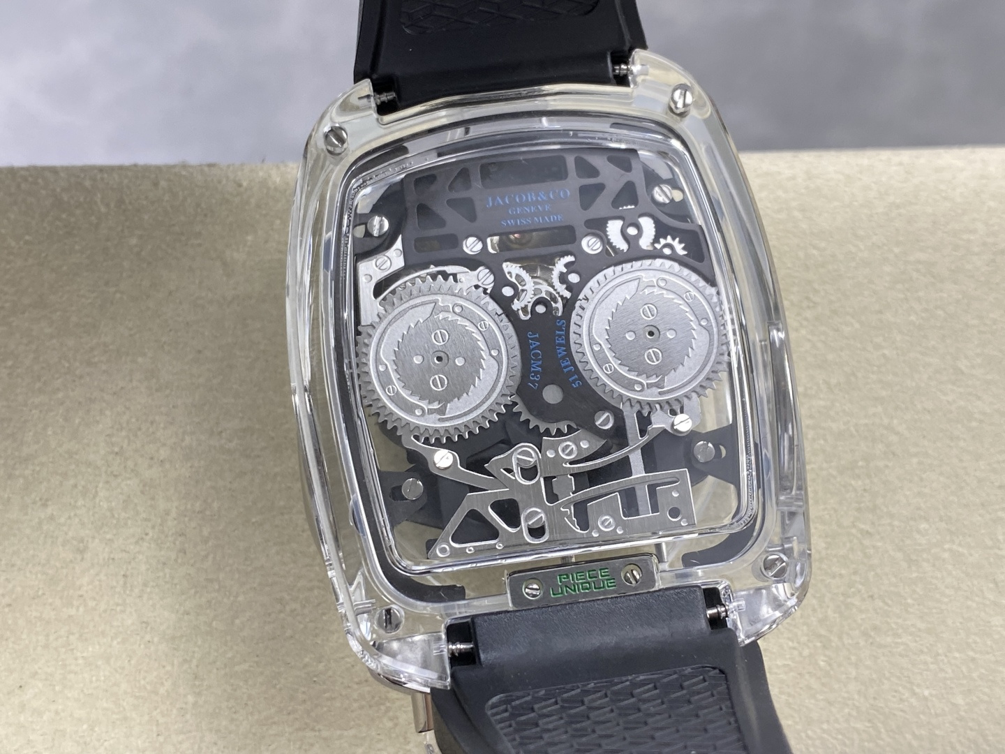 6296-d641f6648e05be4eadef7371bd8e1cb0f5462d267c3c0e7dcd8da0f086fad933 Jacob & Co. Bugatti Chiron Platinum Configuration 10FB7C 1:1 Superclone