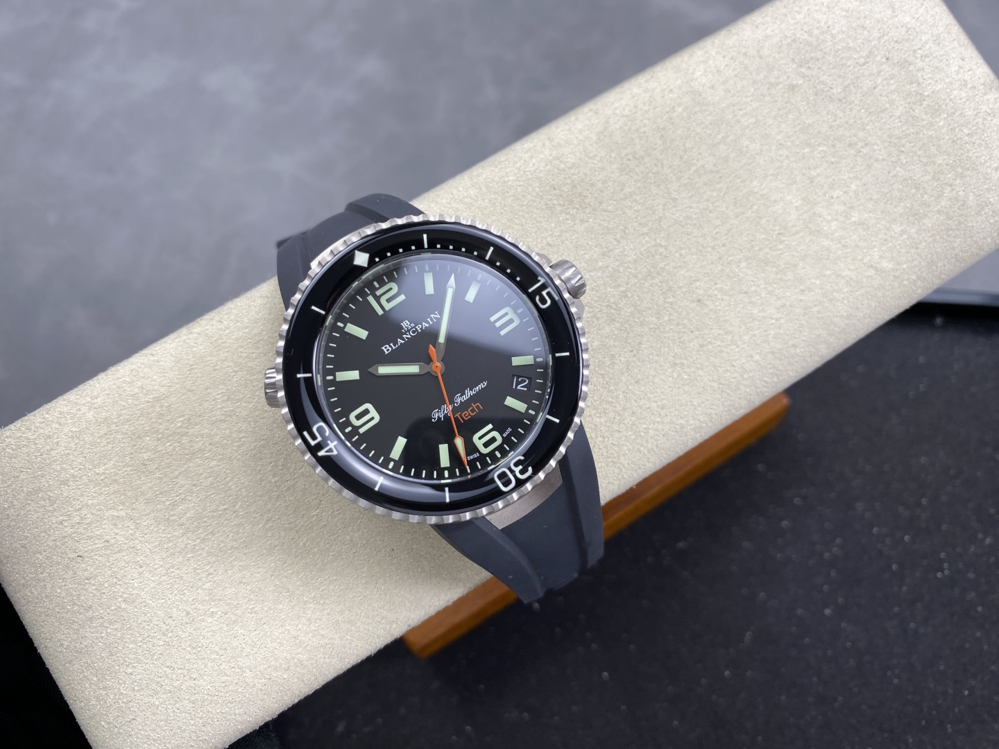 Blancpain Fifty Fathoms Rubber strap 45 mm Configuration 9383BE 1:1 Superclone