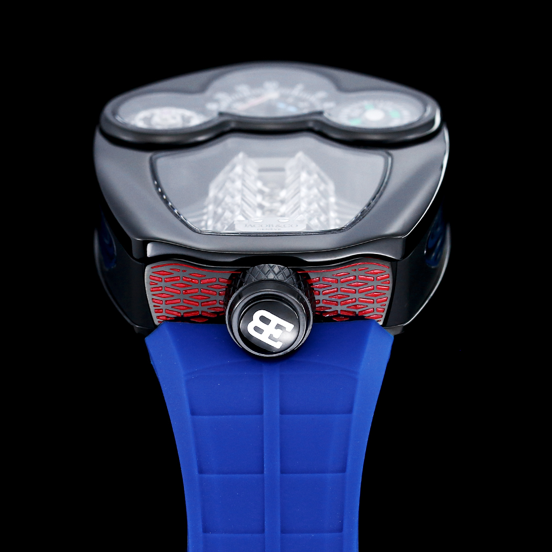 7924-626876171d70c98ae30b004a13ea333b0383382b81f69cedcfa2e6dd4943d96c Jacob & Co. Bugatti Chiron Platinum Tourbillon Configuration EA1D39 1:1 Superclone