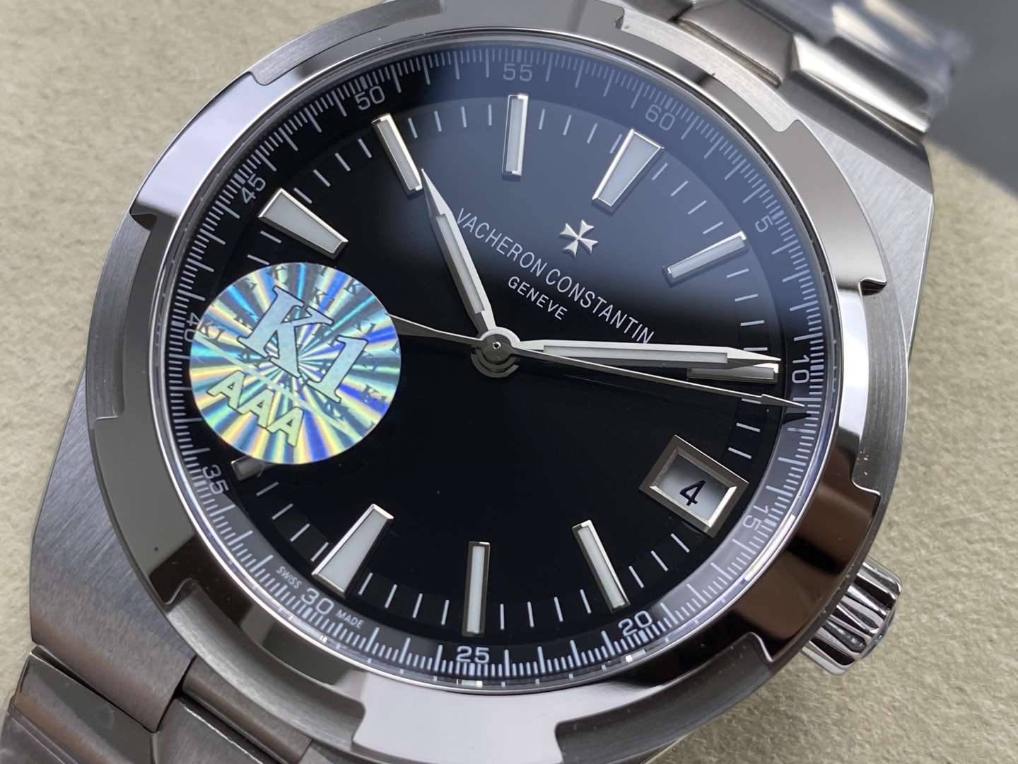 14435-c4b1a9daa8c8dc27f1dc9ca82d54b9aa5060fed639c76943b7556140038d6e83 Vacheron Constantin Overseas 4500V Stainless steel Rose Stainless-steel bracelet K1 Factory Configuration C02DD5 1:1 Superclone