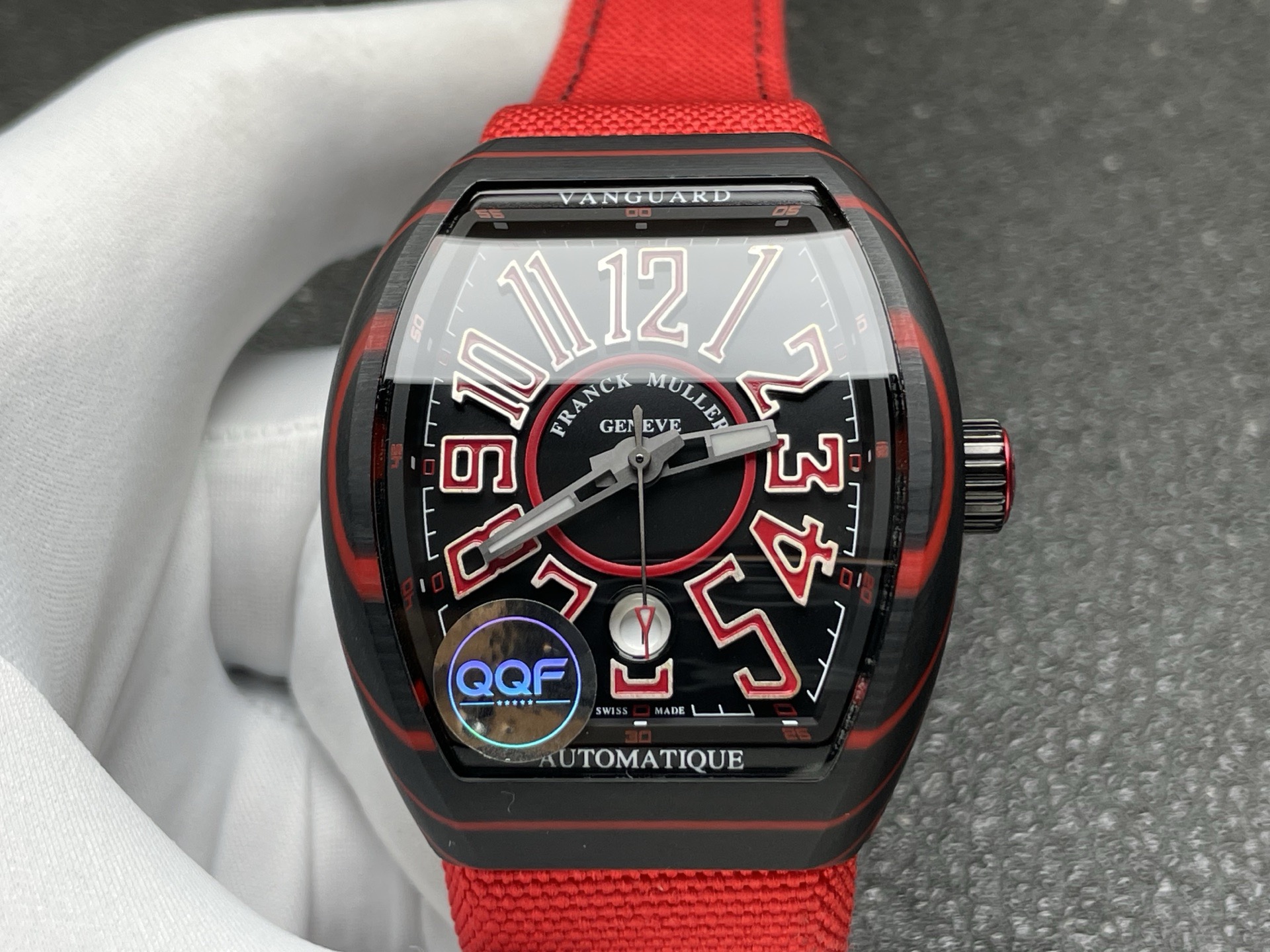 7941-ec5df34601aedca626094fa4951a8958b32fc4ac71e296fa58266810bf926434 Franck Muller Vanguard V41 QQF Factory Configuration DBA1AF 1:1 Superclone