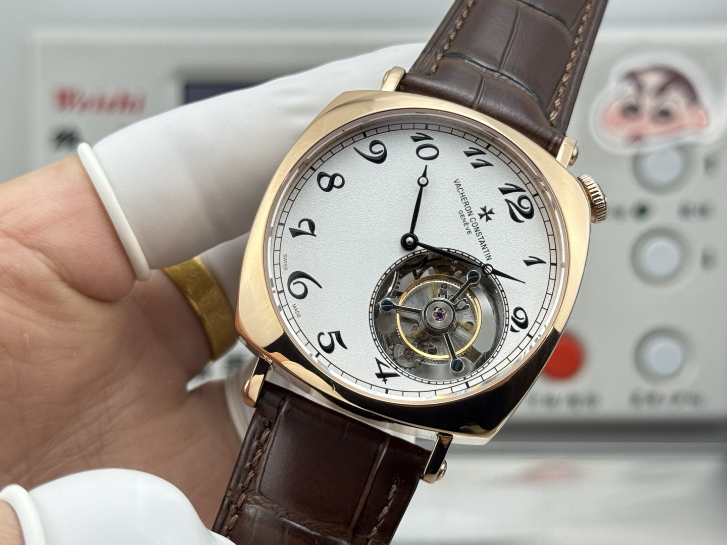 7422-dc9e2273159287552c920d615046195a240b4a54f12f002510ddf5eabc5bc61b Vacheron Constantin Historiques American 1921-Inspired Tourbillon 6E00D6 1:1 Superclone