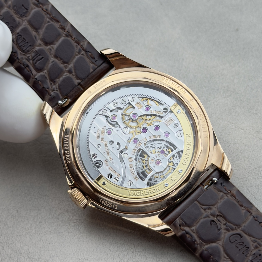 14453-e81fb9eb980701523eae795577a267a644da012f6bca600b0c26f87dee272c23 Vacheron Constantin Fiftysix tourbillon – 41 mm – Pink Gold Watch 6000E/000R-B488 (X60R2316) 1:1 Superclone