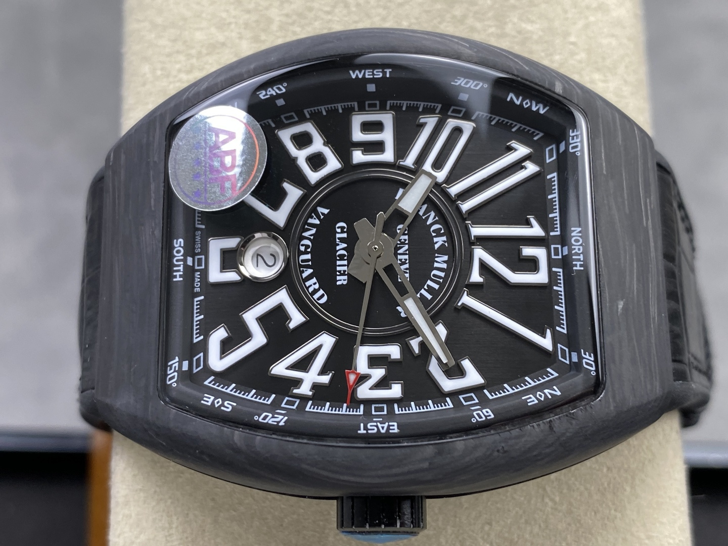 4475-7c727f0ec9c1b65013c2ec85d1f73cd649404bc891ab05b4ad8a8e7bfb29c367 Franck Muller Vanguard V45 Carbon composite 45 mm ABF Factory Configuration 5ED971 1:1 Superclone