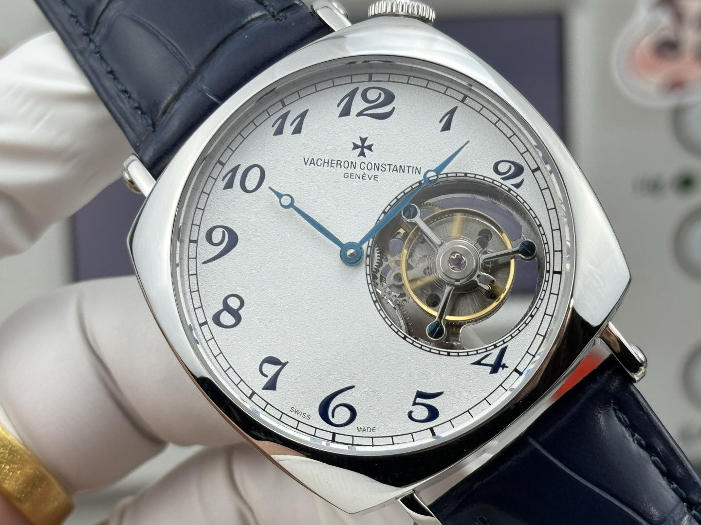 10421-ac3d9d38804dfe1f052c7f9f3f9933cf0c9410e4038e22948cfc6a46a29a3f33 Vacheron Constantin Historiques American 1921-Inspired Tourbillon 904EA4 1:1 Superclone