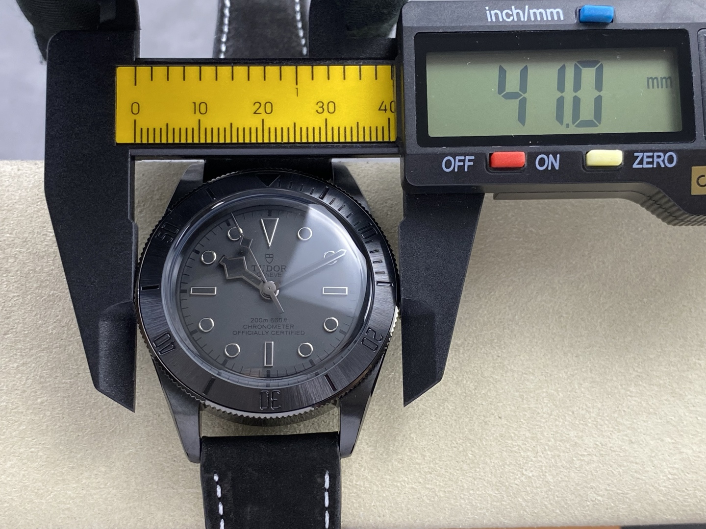 3980-058ccbdba30806a1edc8f8b4f0402ccb878aeb278e4f94a9bab1e00147b3231c Tudor Black Bay Black Black Leather strap 41 mm Tourbillon GR Factory Configuration AC4E08 1:1 Superclone