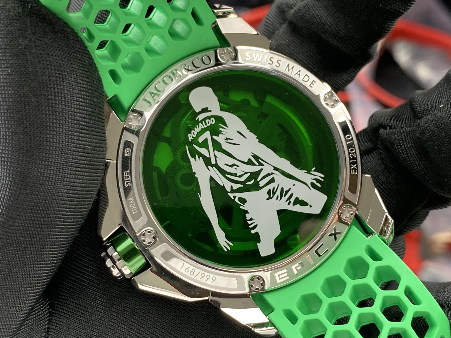 2395-1c5181d9c3b4c0b0fa71655d317cff364409cd8c39fd3c9d6453444e5783f6c0 Jacob & Co. Epic X Stainless steel Rubber strap 44 mm Configuration 3A4D75 1:1 Superclone