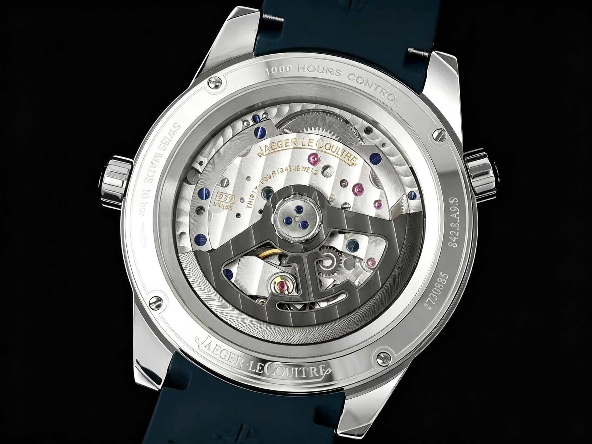 Jaeger-LeCoultre Polaris Stainless steel Gray dial 42 mm GMT / dual time Configuration EE455C 1:1 Superclone