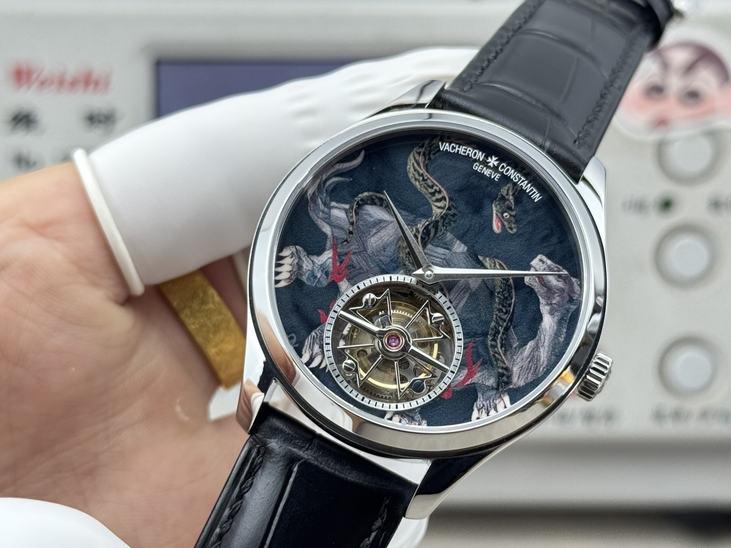 14054-3b653050b988531e69d782e8bb8a12675b22ed12d5fa98d96d9191986da8d074 Vacheron Constantin Overseas 42 mm Tourbillon Manual-wind ANT Factory Configuration A196FF 1:1 Superclone