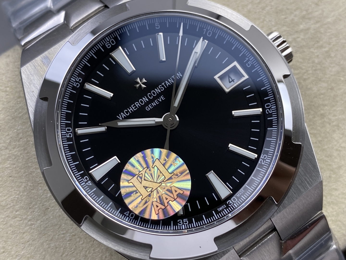 14433-89816fd6e224c015b81c3cb9a9fcb563a3ec236a7992dbb40644f128d0d81ffb Vacheron Constantin Overseas 4500V Stainless steel Rose Stainless-steel bracelet K1 Factory Configuration C02DD5 1:1 Superclone