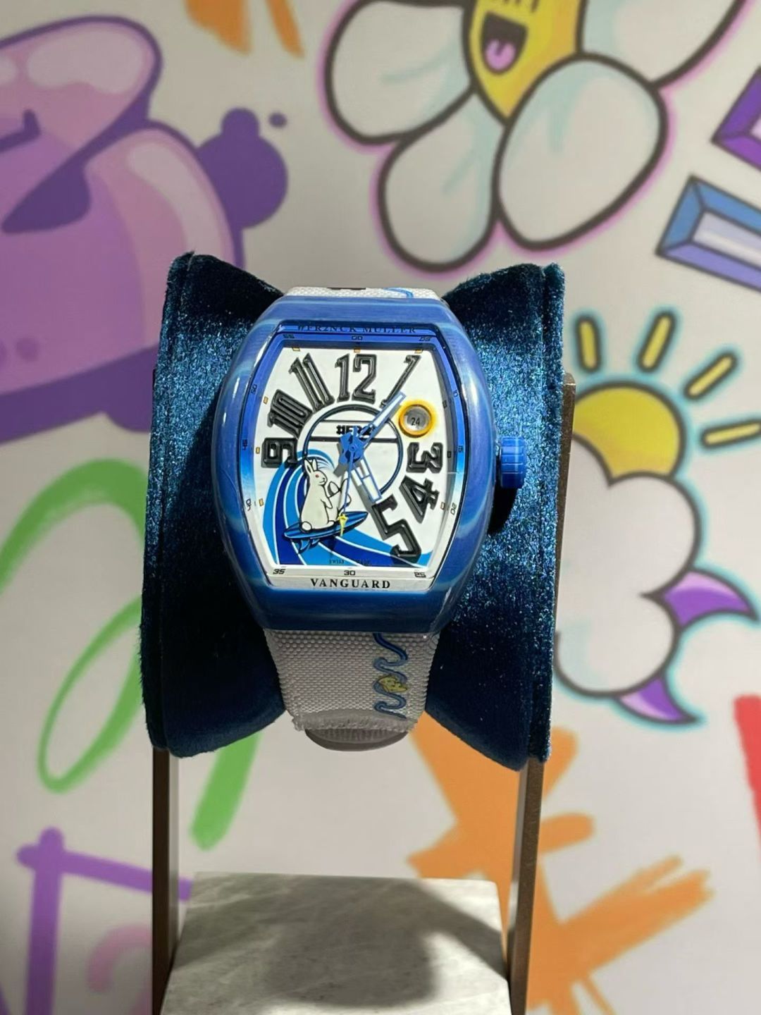 15150-23d3604d738cbee4d5187acb2889cac5e4283390aa19efb29d4690c3f5d7912b Franck Muller Vanguard V41 QQF Factory Configuration D595A8 1:1 Superclone