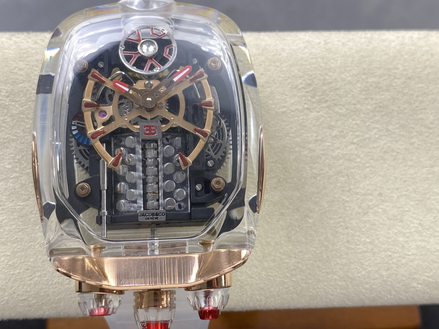 12870-52835d21832819f654d7565c10dc03e64894687ec3957d557bee3ffb9ad34dce Jacob & Co. Bugatti Chiron Platinum Configuration 14D5BC 1:1 Superclone