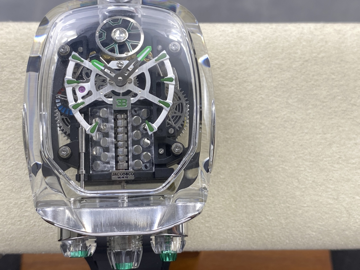 6294-f7f488f45c87c702f44b3f9e5a0c3dcb5572a829d335b6e9019a1e2dfd166ff5 Jacob & Co. Bugatti Chiron Platinum Configuration 10FB7C 1:1 Superclone