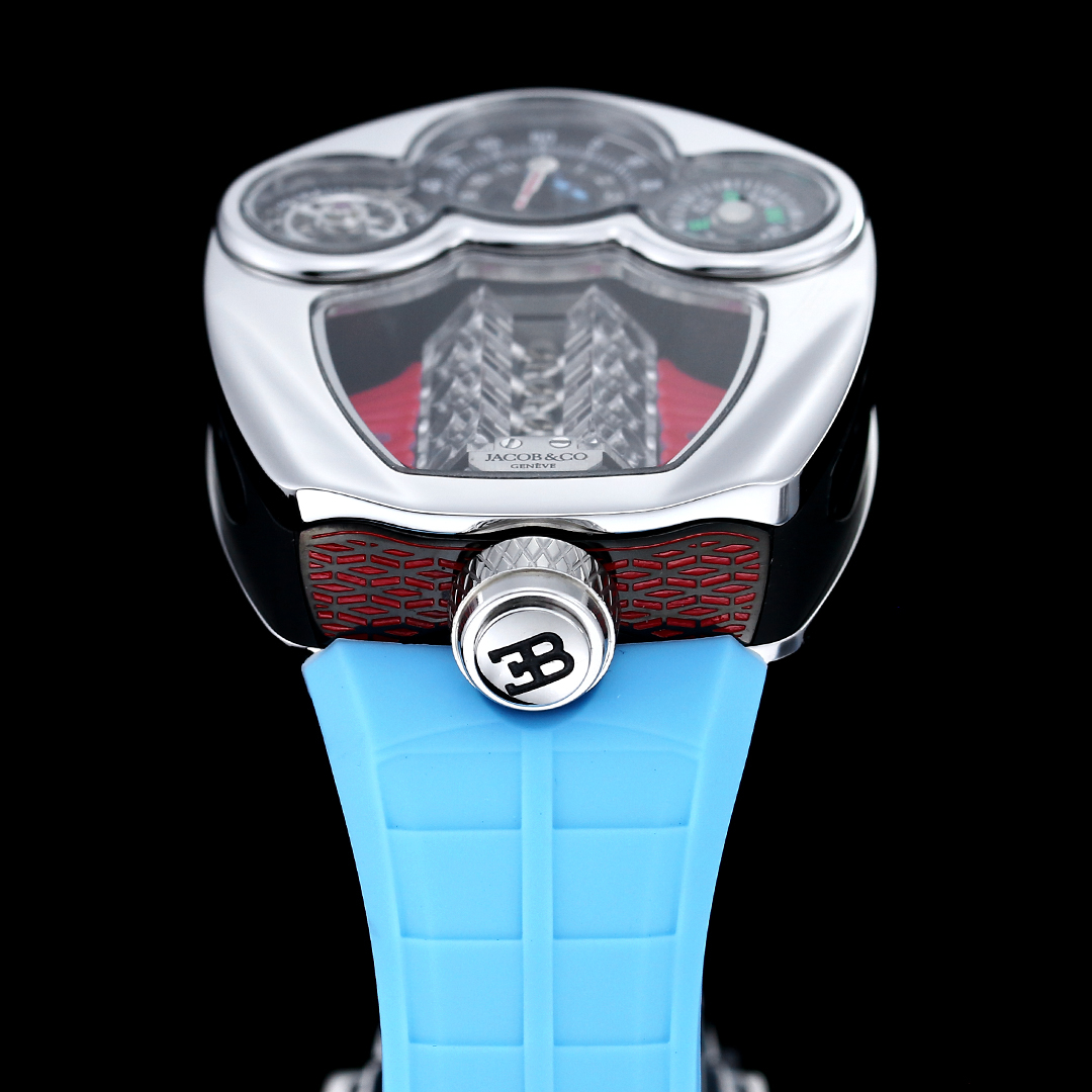 13994-b0141134ce5acca7289fff40afb70856f35d20c019795268d712ec1a5d048547 Jacob & Co. Bugatti Chiron Platinum Tourbillon Configuration 330162 1:1 Superclone