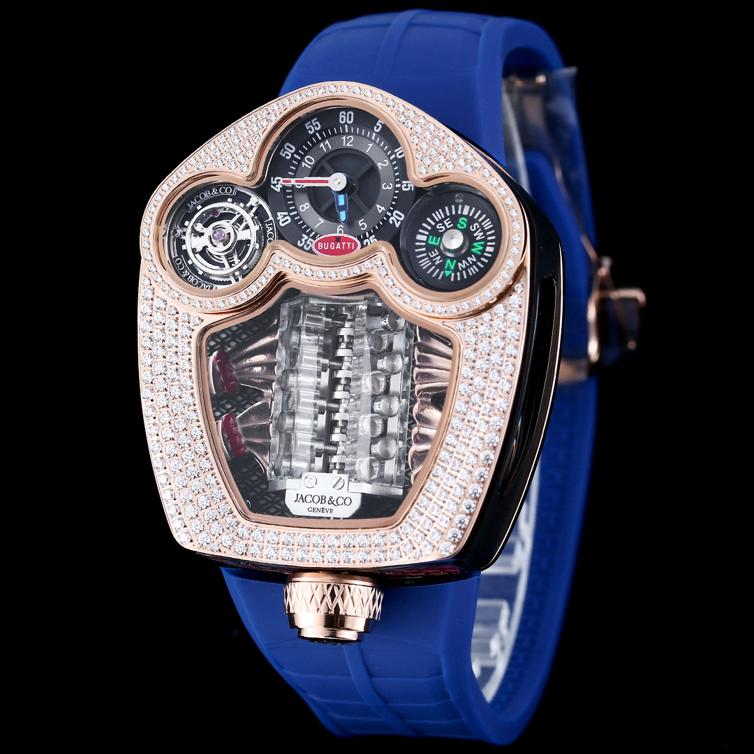 2653-3572f23acfd157b86da04df628e8d5572556218fbc24a1839c68298c9ab29eee Jacob & Co. Bugatti Chiron Platinum Tourbillon Configuration 26CFEF 1:1 Superclone