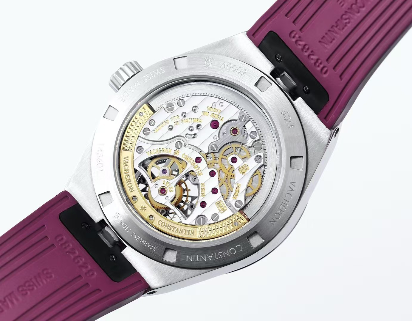 798-92bda46e954762cdc5b9a1778ad094896ac18a480c2ad62df7efab1236954df1 Vacheron Constantin Overseas Stainless steel Blue 42.5X13.5 mm Tourbillon Configuration D77ADA 1:1 Superclone