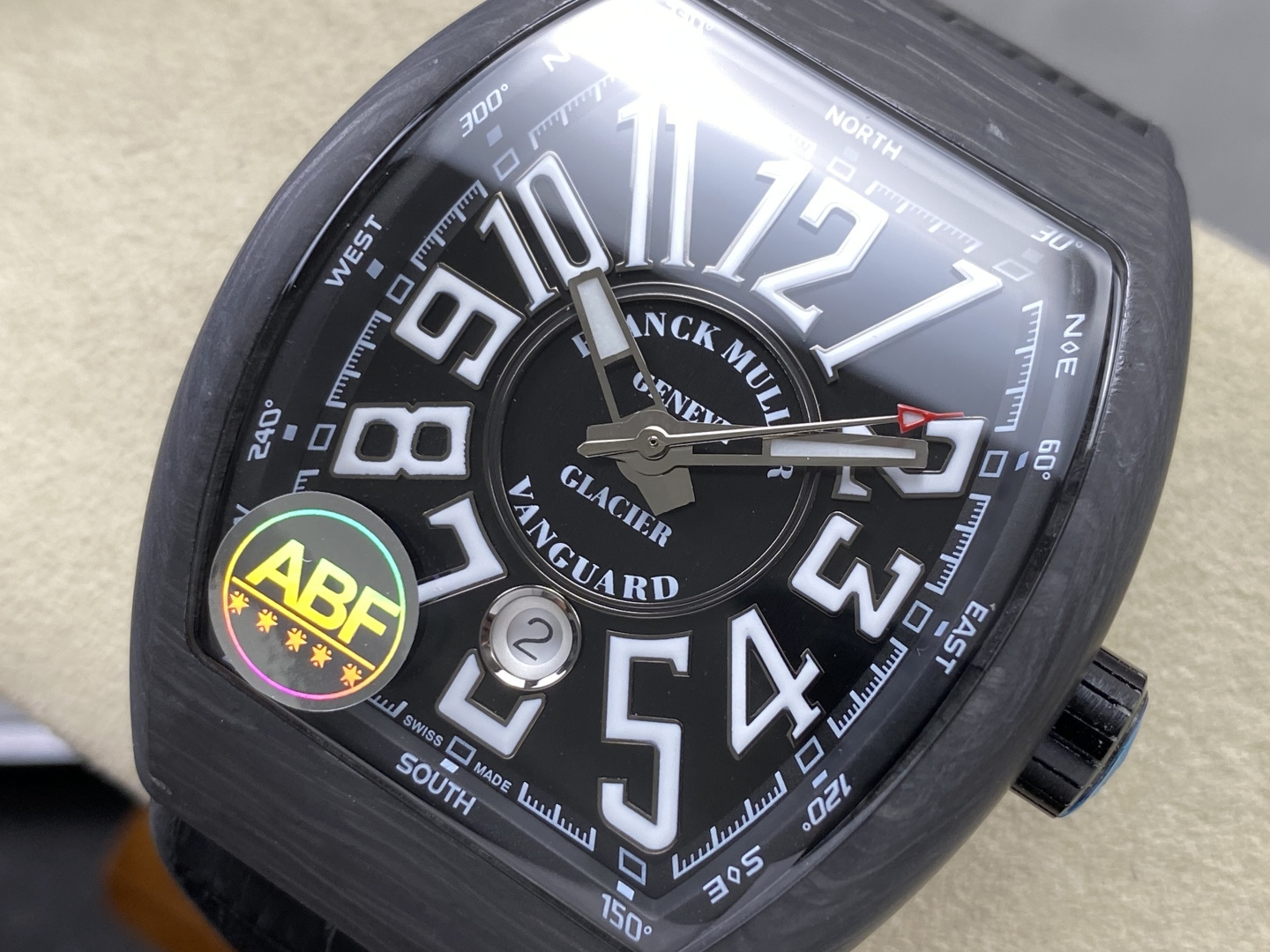 4477-fc052f8398849d03abb0305cf8a507d78c1e9b89588fbe60727f97f68eee215c Franck Muller Vanguard V45 Carbon composite 45 mm ABF Factory Configuration 5ED971 1:1 Superclone