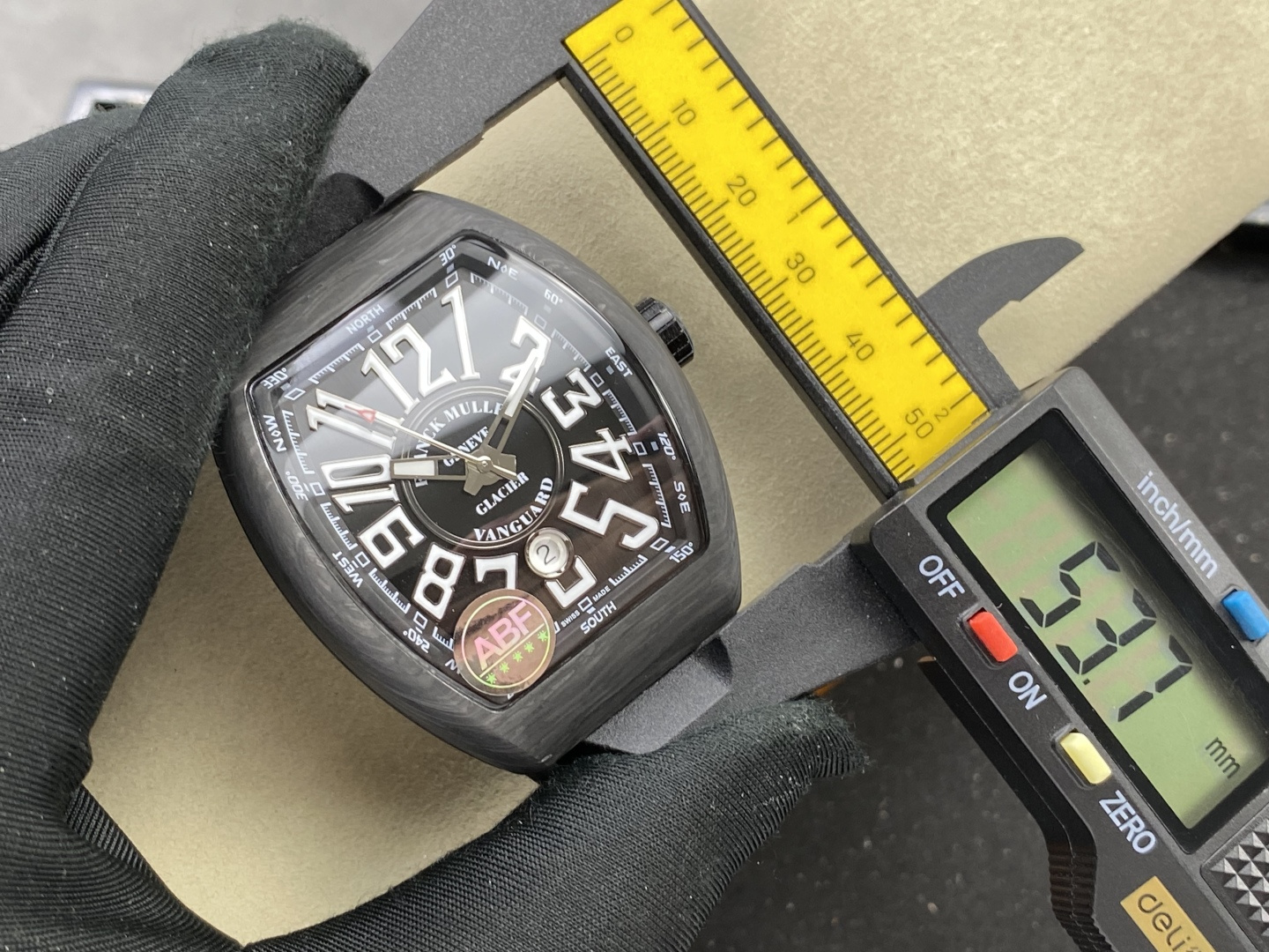 4481-6bc2b80ef7280b011c813ed04b017201b33d29f8e4501c8ae7b1b598ad0a4174 Franck Muller Vanguard V45 Carbon composite 45 mm ABF Factory Configuration 5ED971 1:1 Superclone