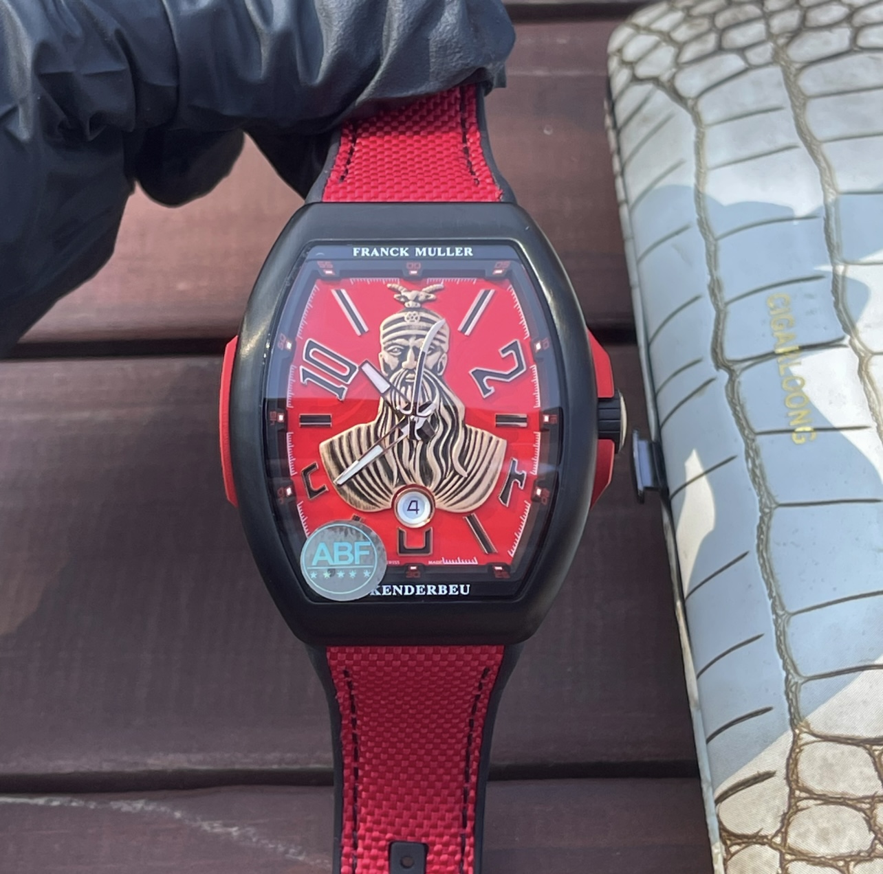 5667-8b144ce4709d5616934440038677504a308762cad1c3a8064d605583397753c1 Franck Muller Vanguard V45 Carbon composite 45 mm ABF Factory Configuration 33F80D 1:1 Superclone